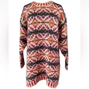 Jones New York Sport Mohair Blend Sweater Tunic Crew Neck Long Sleeve Med VTG